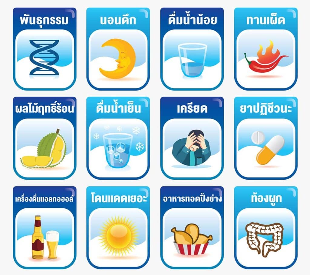 สิวเกิดจากสาเหตุอะไรได้บ้าง