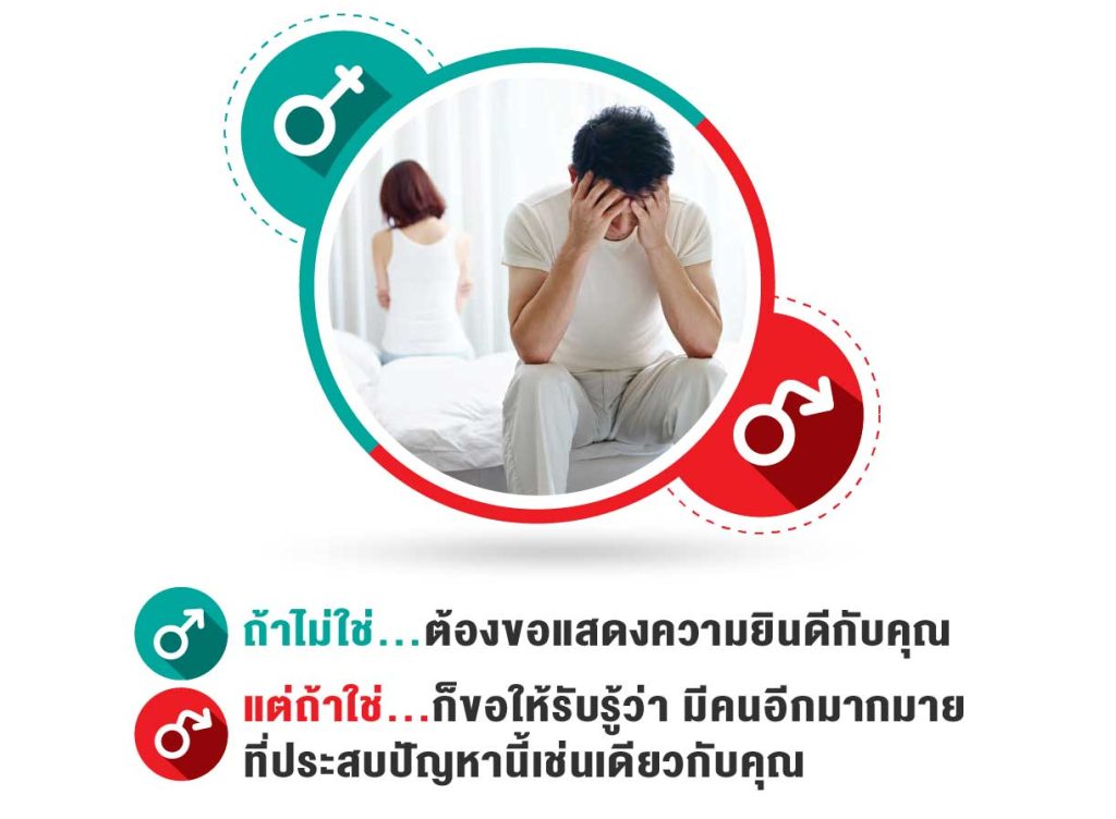 คุณมีปัญหาเสื่อมสมรรถนะทางเพศหรือไม่