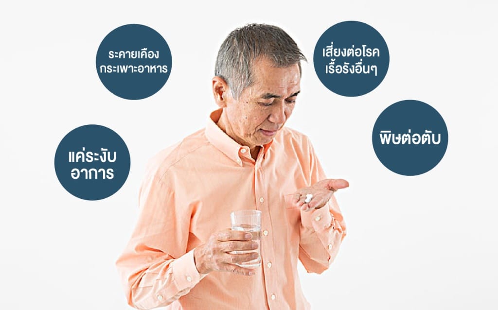 ข้อจำกัดของยาแผนปัจจุบันในการรักษาข้อเข่าเสื่อม