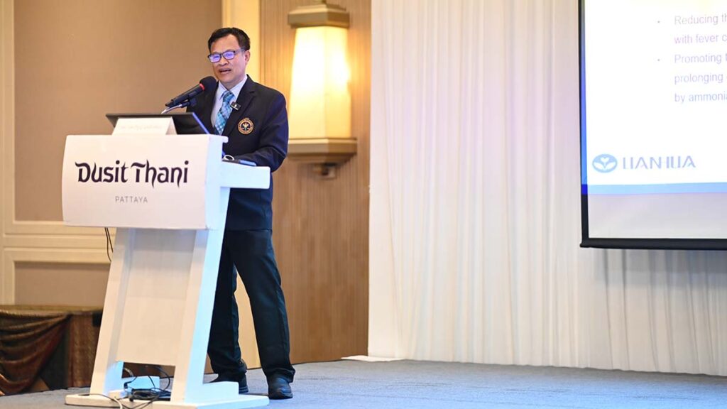 หัวข้อบรรยาย An Overview of the Research and Application of Lianhua Qingwen in the Prevention and Treatment of Respiratory Infectious Diseases
