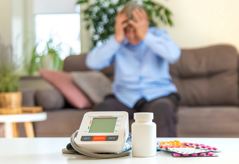 เส้นเลือดในสมองแตก จากความดันโลหิตสูง