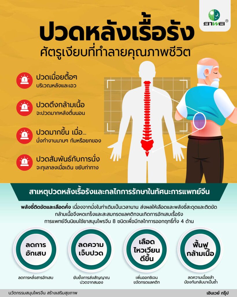 รักษาอาการปวดหลังเรื้อรัง งานวิจัยยืนยัน เห็นผลภายใน 1 สัปดาห์